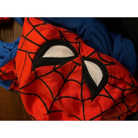 Marvel Spider-man Costume Hooded Onesie cosplat Adult Costume Sz XL - Picture 4 of 8